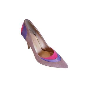 THINGS II COME Womens Pink Junna Pointed Toe Stiletto Slip On Pumps Shoes 7 M